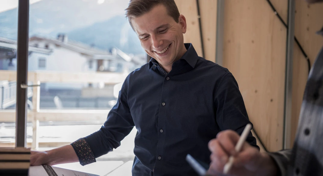 Roland Oberauer bei der Arbeit
